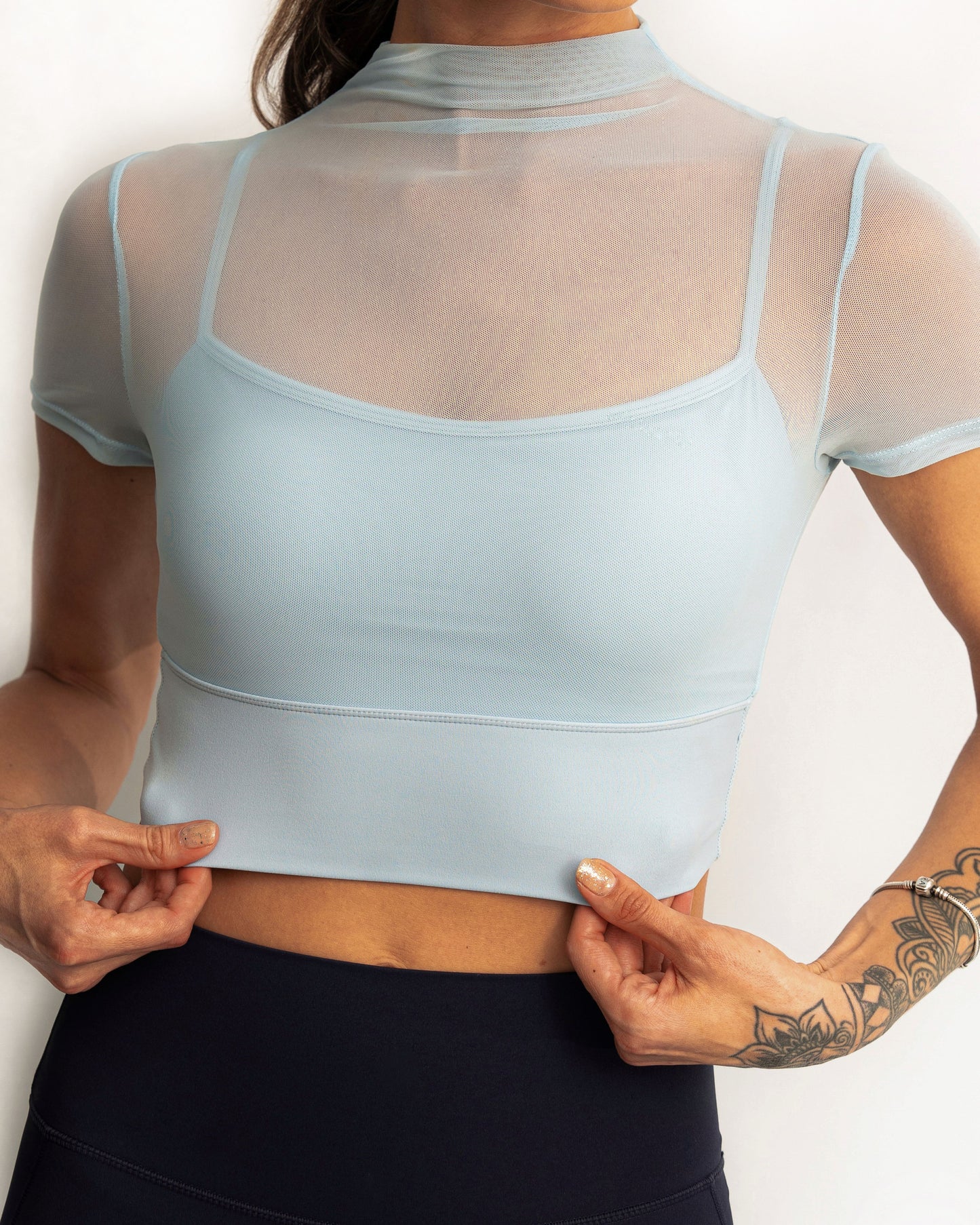 Топ-футболка Amelia Bright Sky Blue